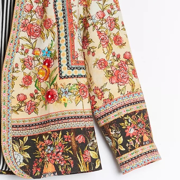 Anthropologie Floral Embroidered Jacket - Picture 4 of 8